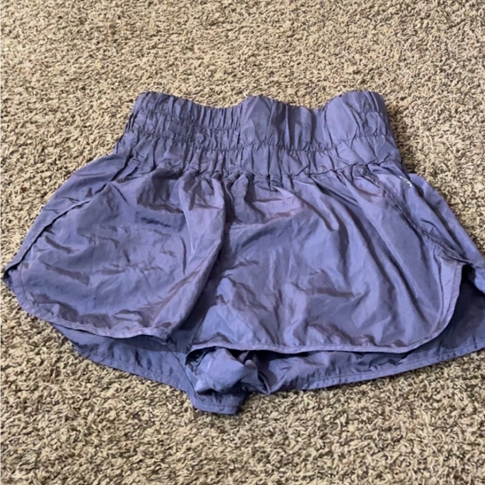 Free People Purple The Way Home Running Shorts
